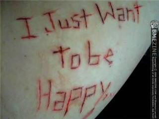 i just want to be happy